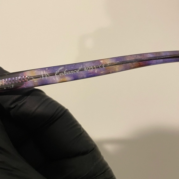 Enhance Eyeglasses - Frames Only - Enhance 4051 Dark Cobalt 51 / 17 / 140 - Picture 8 of 12